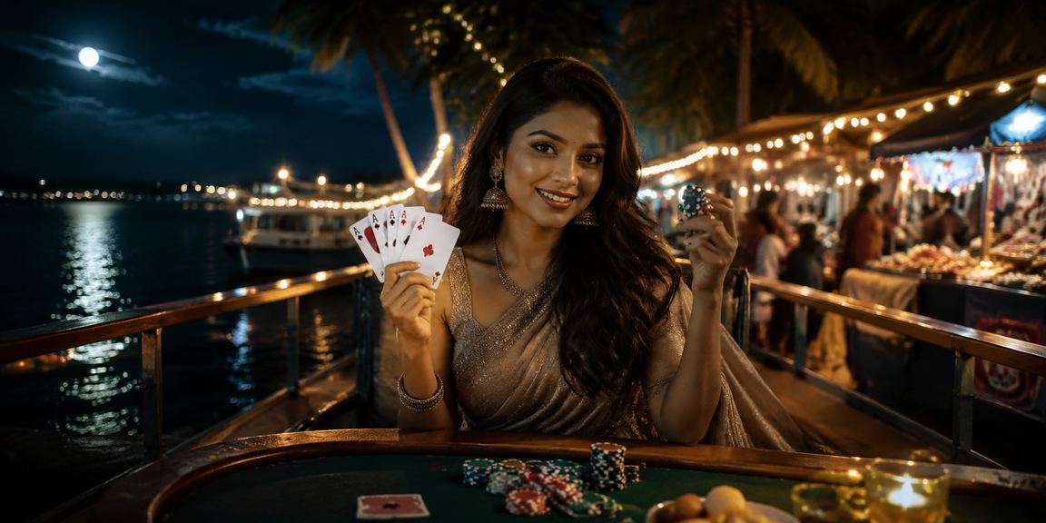 সেন্ট মার্টিন দ্বীপে পোকার খেলার মূহুর্ত